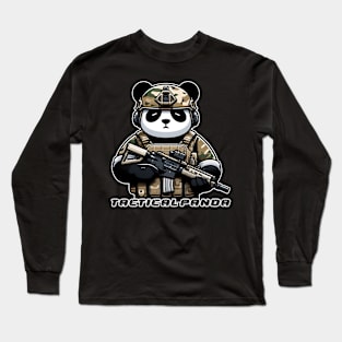 Tactical Panda Long Sleeve T-Shirt